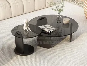 Glasss Center Table 2 in 1