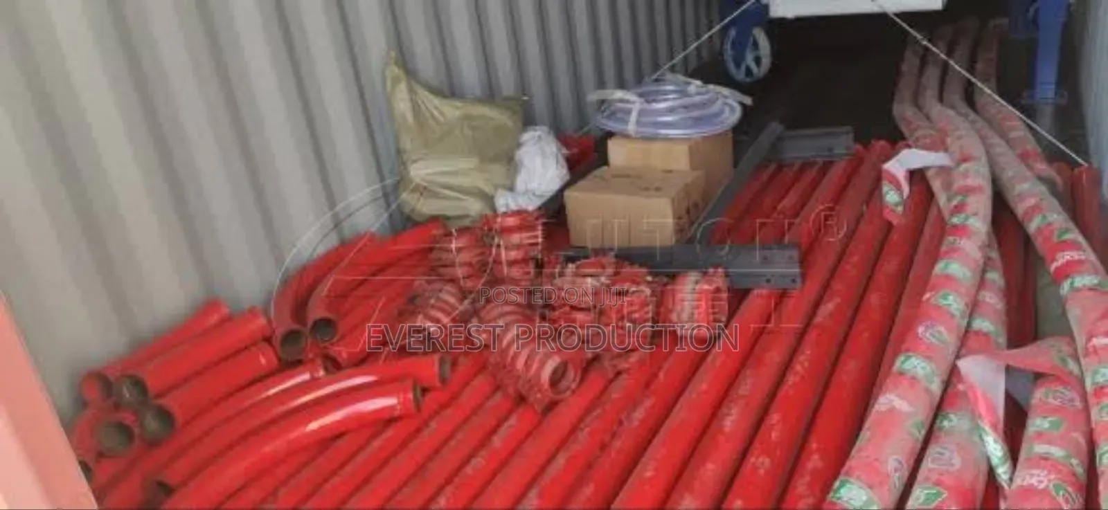 Concrete Pump Pipes, Clamps and Flexible