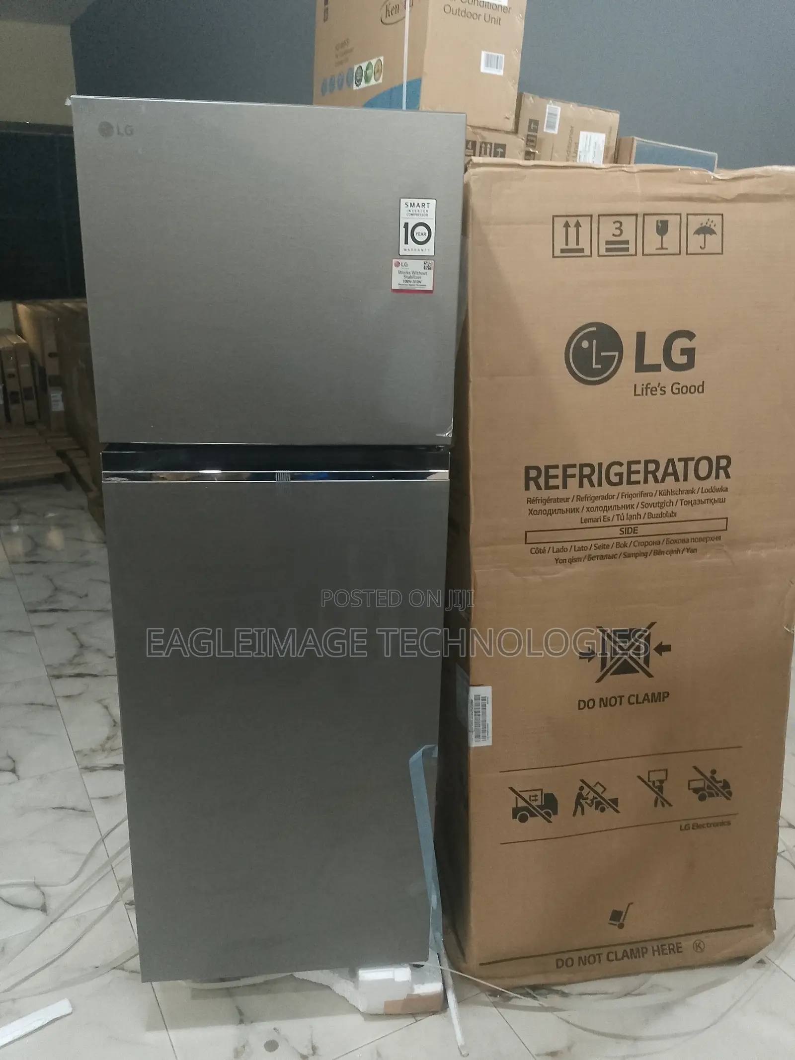 Pristine Lg Ref242pqgb 263l Grey Smart Fridge - App Control