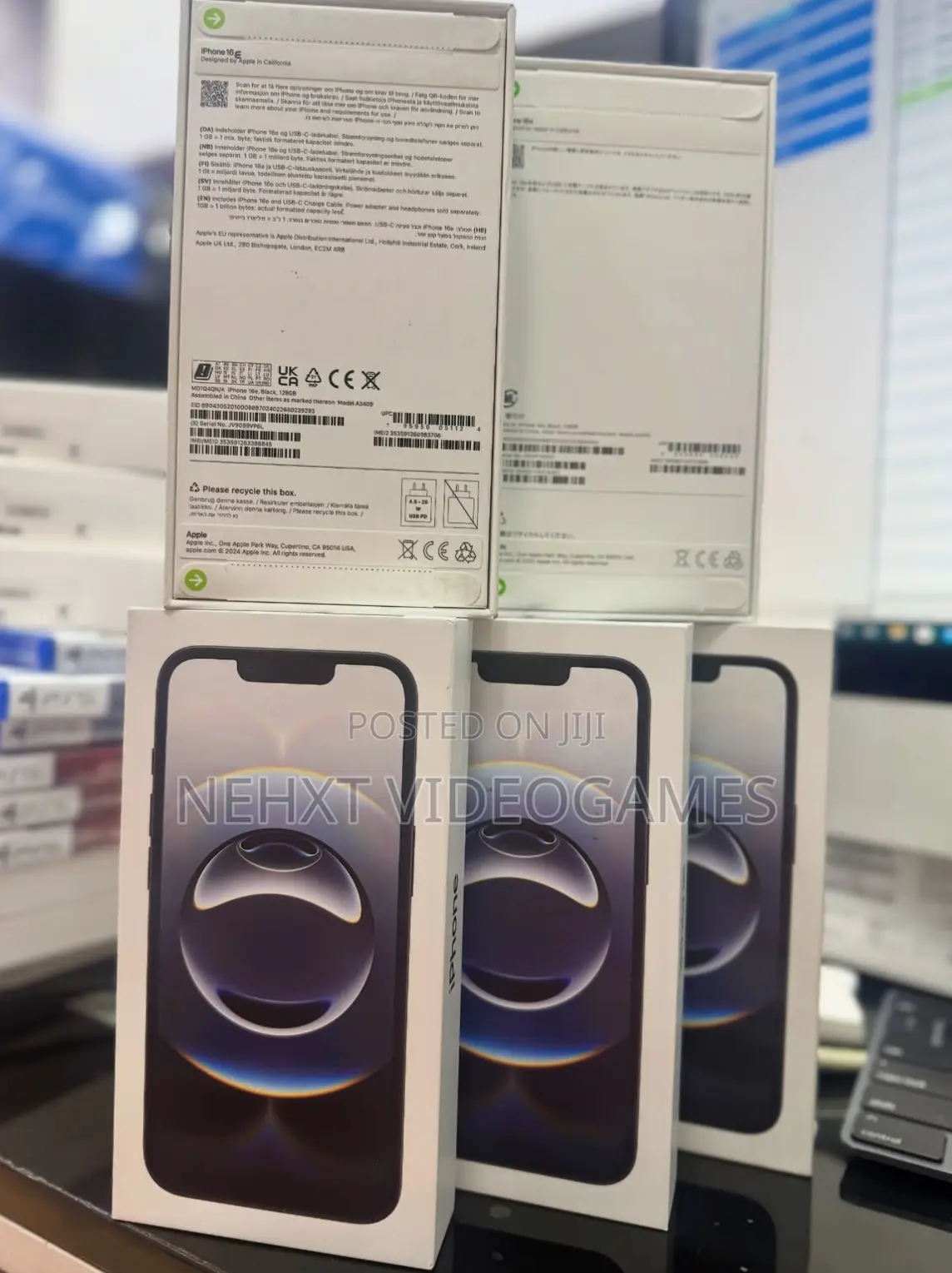 New Apple iPhone 16e 128 GB Silver