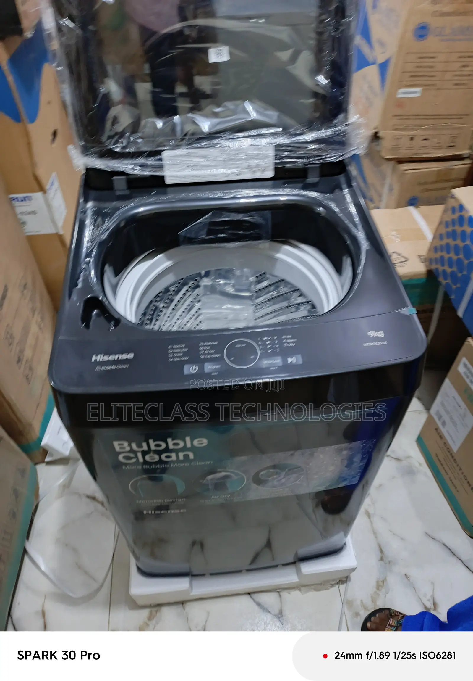 Userfriendly Hisense 9kg Top Load Washing Machine