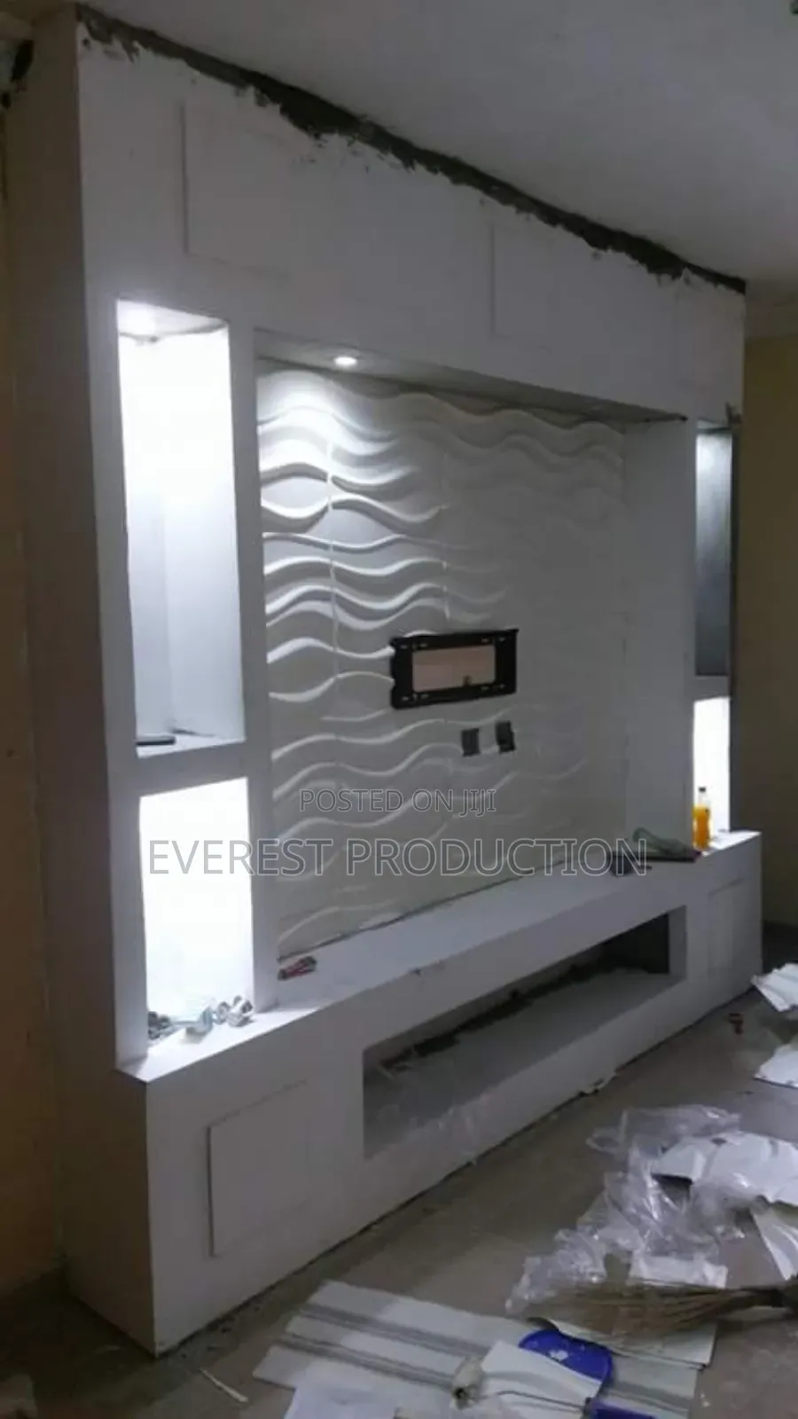 Dry Wall Tv Console