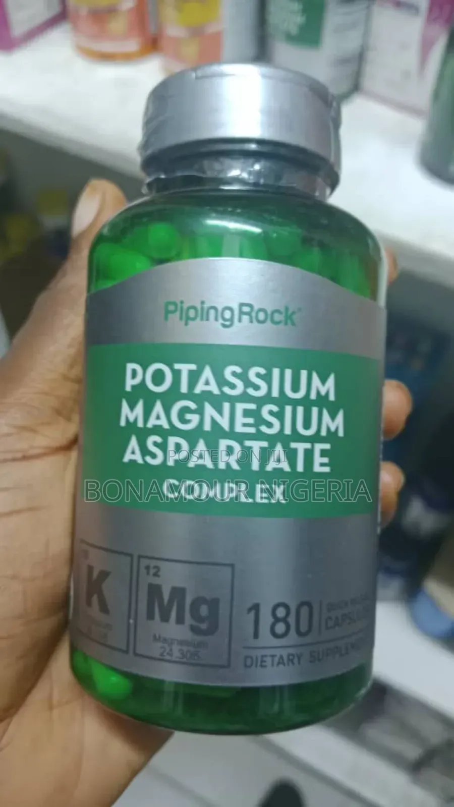 Piping Rock Potassium Magnesium Aspartate Complex X180 Caps