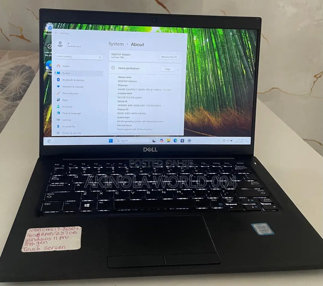 Laptop Dell Latitude 7390 16GB Intel Core I7 SSD 256GB