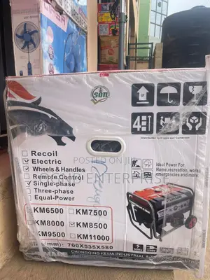 Kemage 6.5kva Generator 100% Copper With Keystart and Remote
