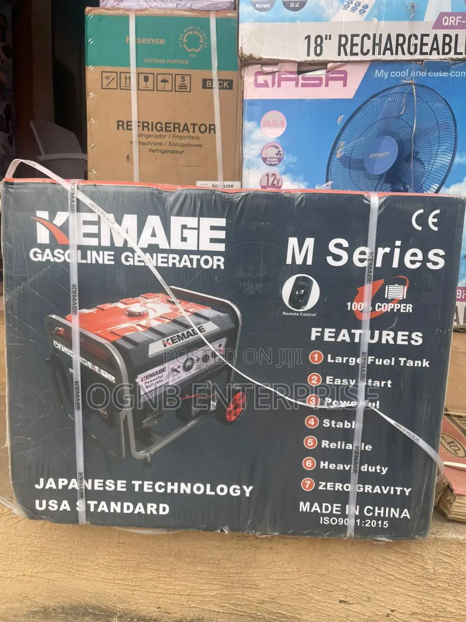 Kemage 6.5kva Generator 100% Copper With Keystart and Remote