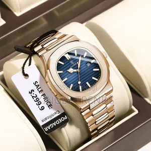 Poedagar Quality Stainless Wristwatch for Men