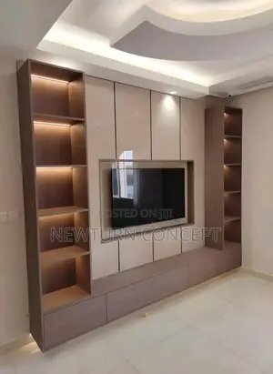 Luxury Tv Console With High Gloss