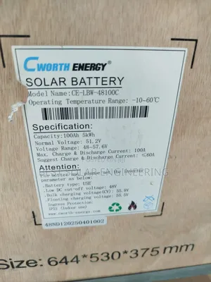 5kwh Cworth Lithium Battery