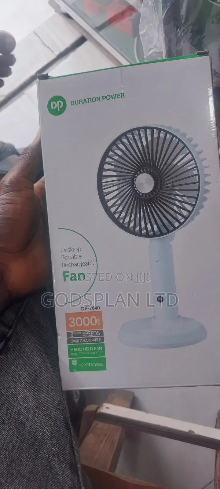 Dp Fan Rechargeable