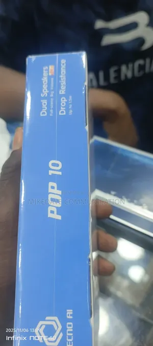 New Tecno Pop 10 64 GB Black