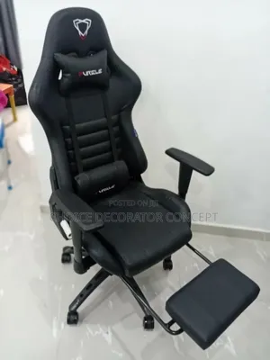 Furgle Gaming Chair ( Full Black)