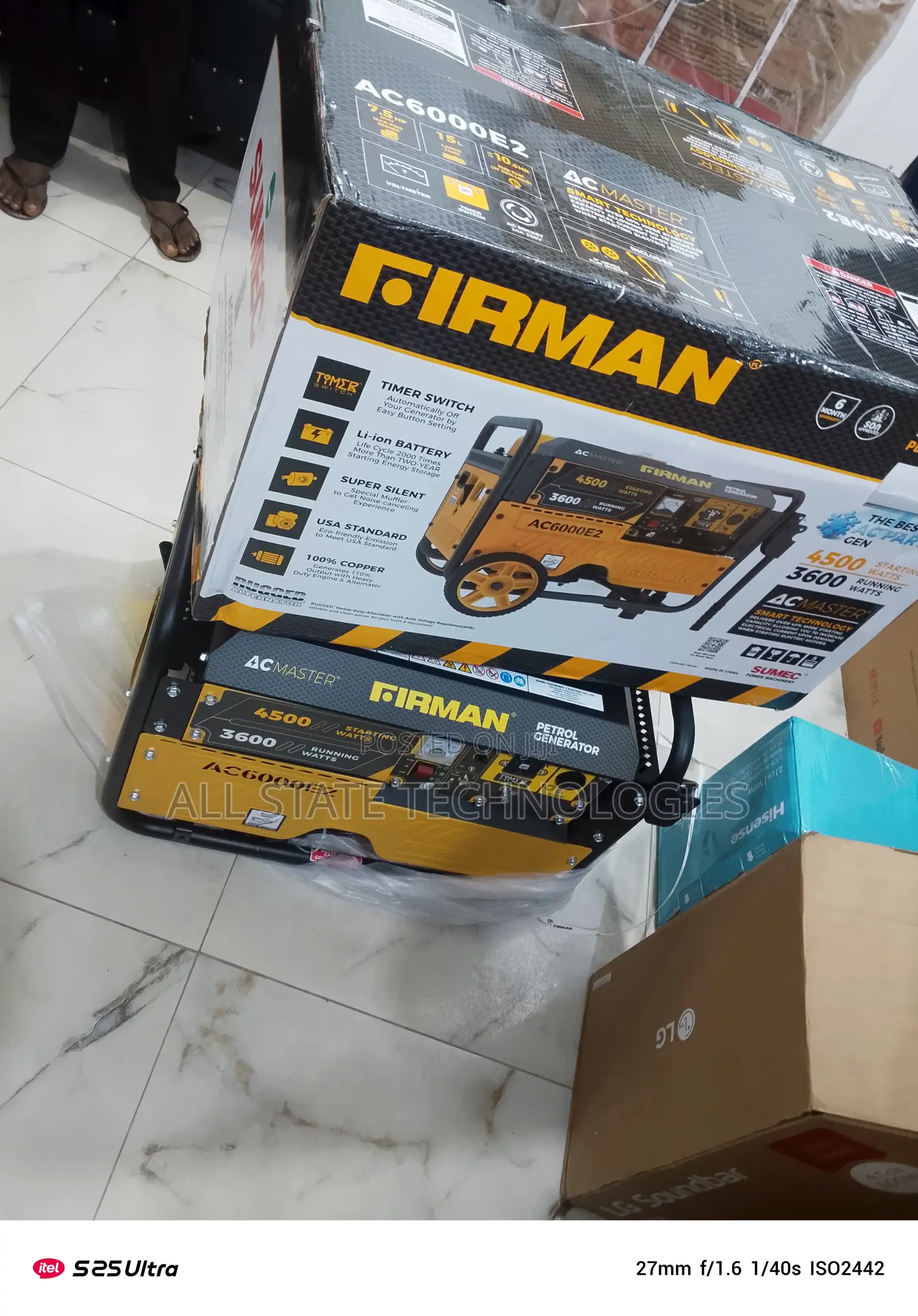 Firman 3.5kva Auto Start Generator – Quiet Efficient