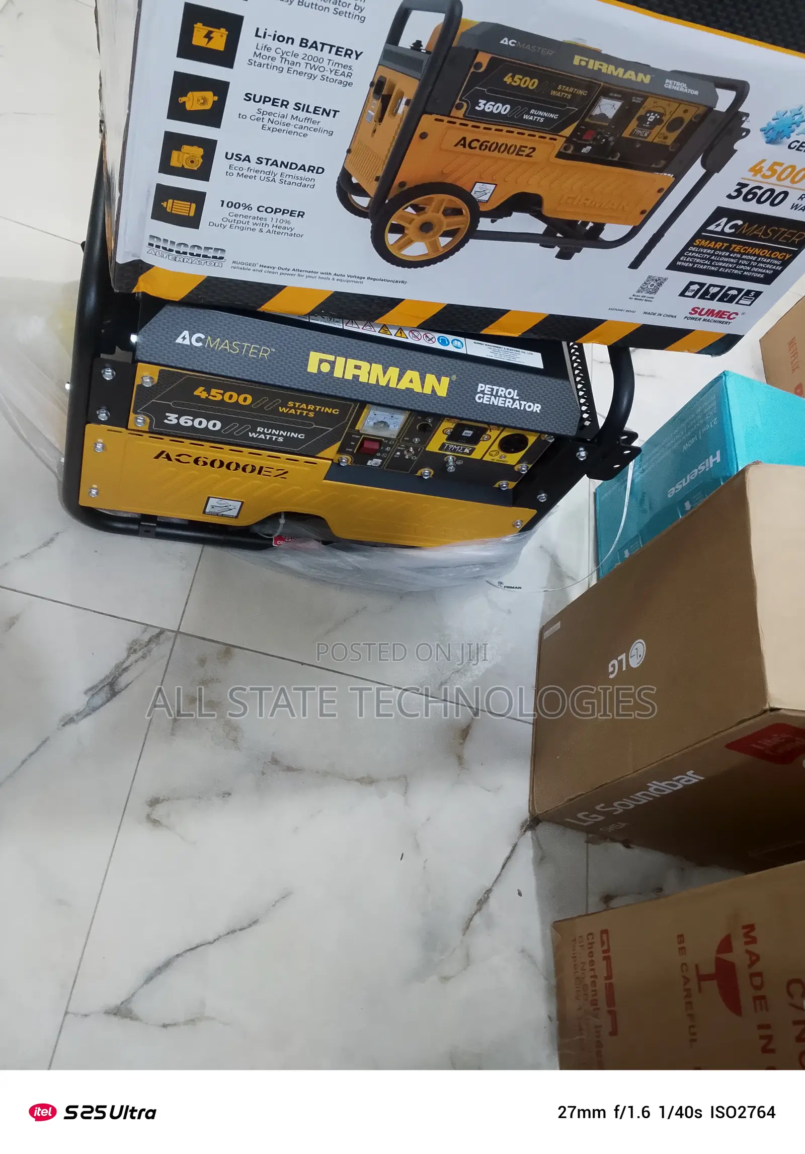 Firman 3.5kva Auto Start Generator – Quiet Efficient