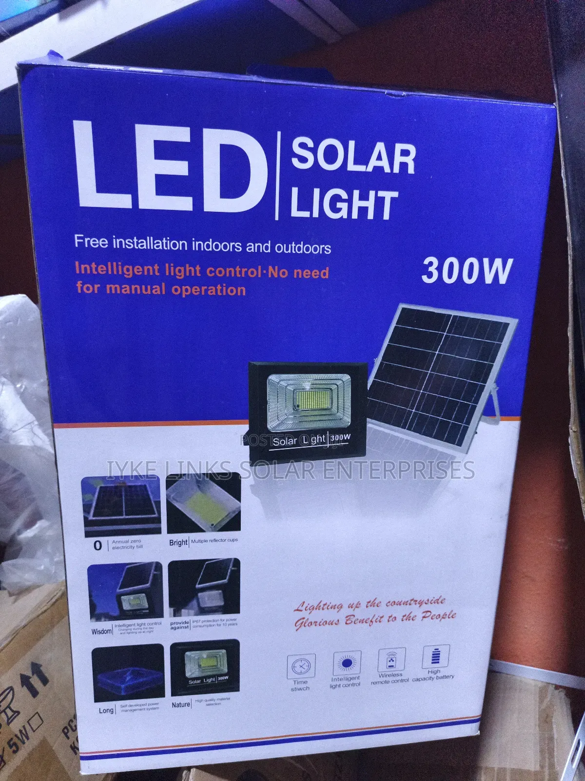 300w Solar Flood Light