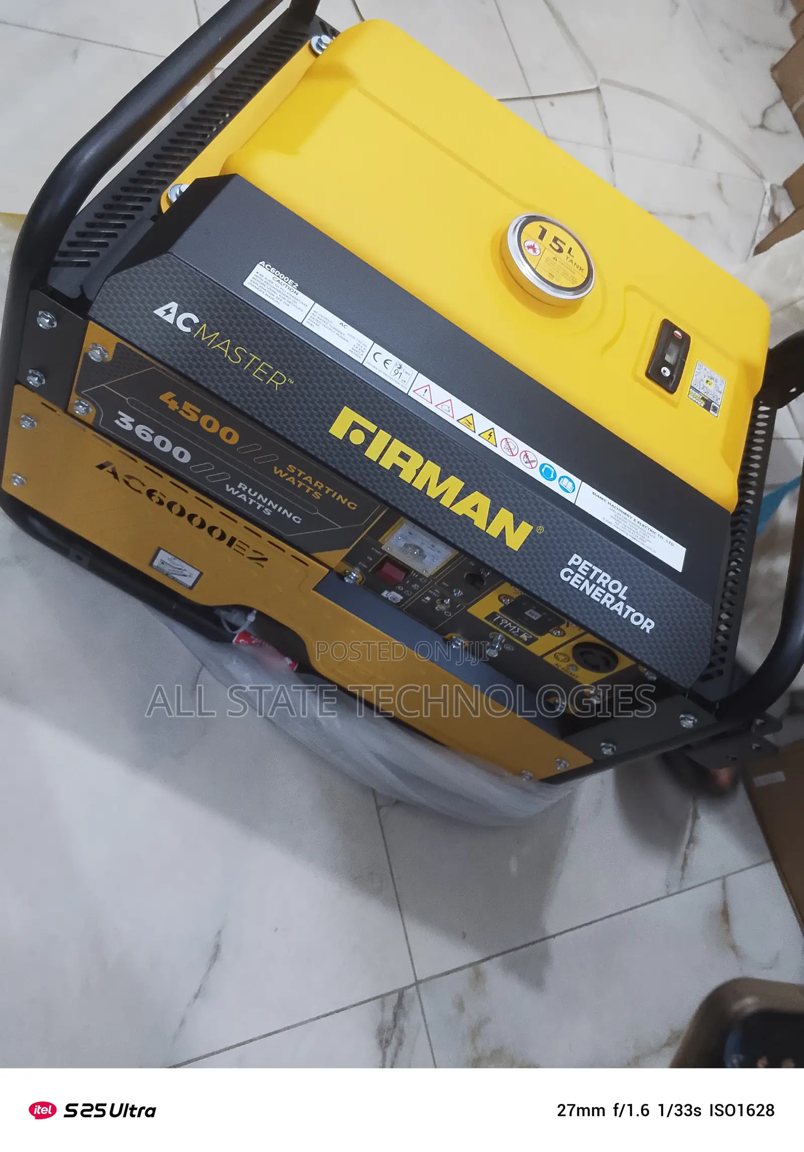 Firman 3.5kva Automatic Generator – Delivery Available