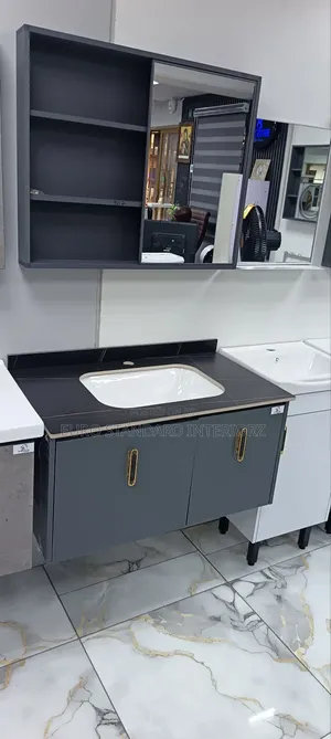 80cm Marble Top Cabinet