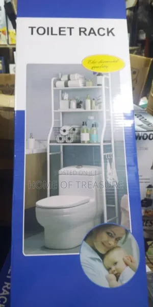Diamond Quality 3-Tier Toilet Rack