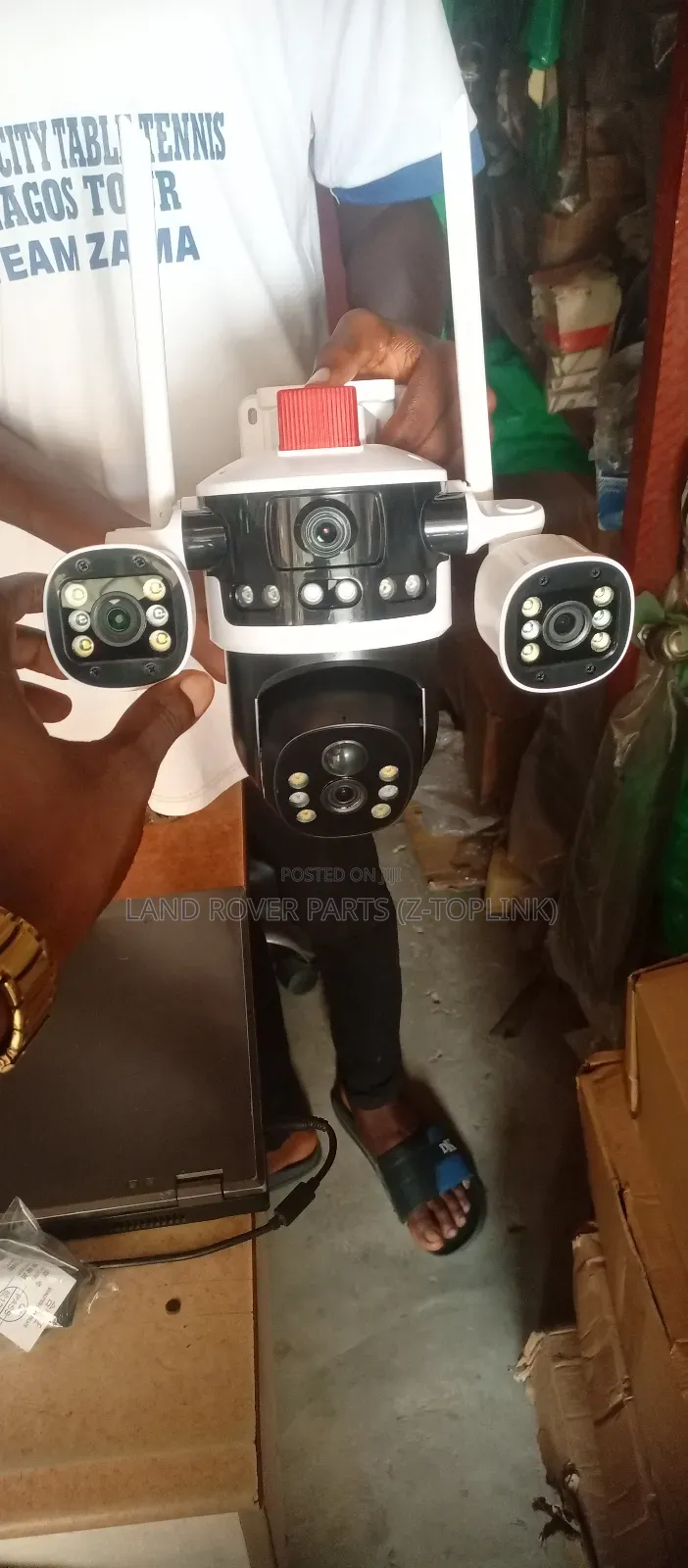 3 View CCTV Solar Camera V380-Pro