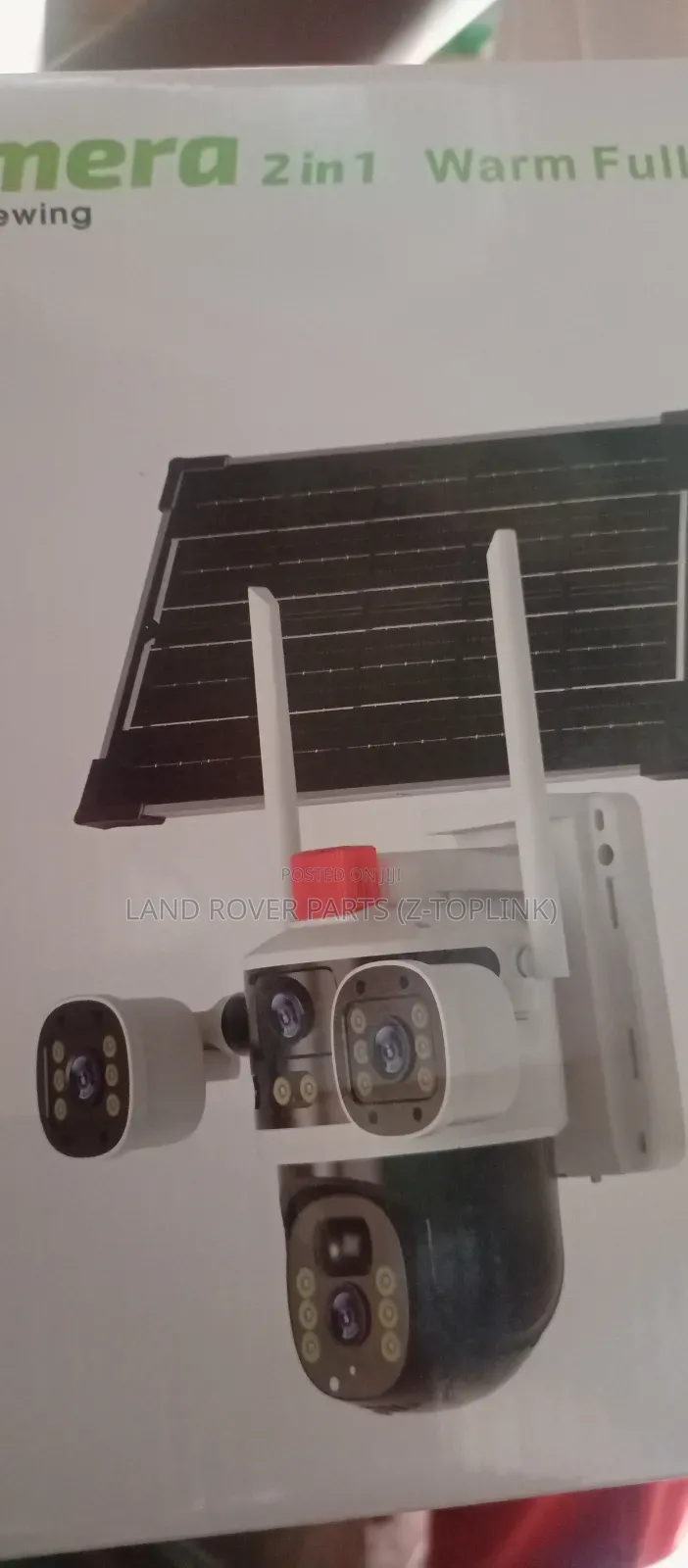 3 View CCTV Solar Camera V380-Pro
