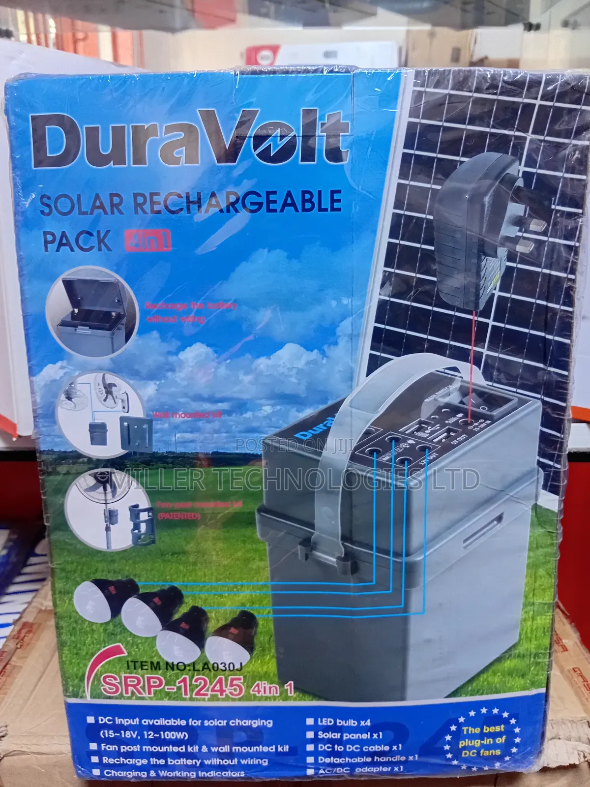 Solar Rechargeable Kit