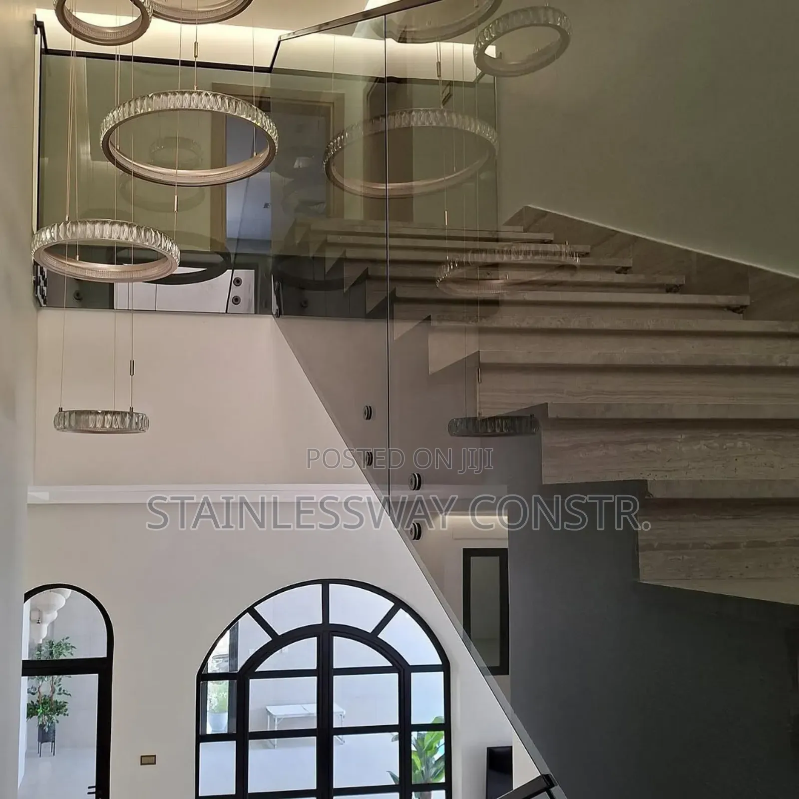 Dark Grey Glass Railings - Timeless Elegance in Gaduwa - Building ...