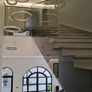 Dark Grey Glass Railings - Timeless Elegance