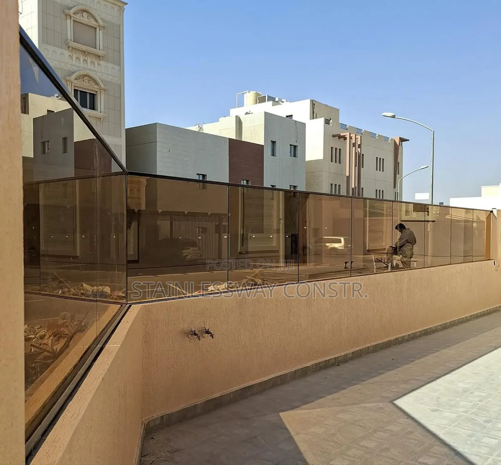 Tinted Glass Railings - Elegance Redefined