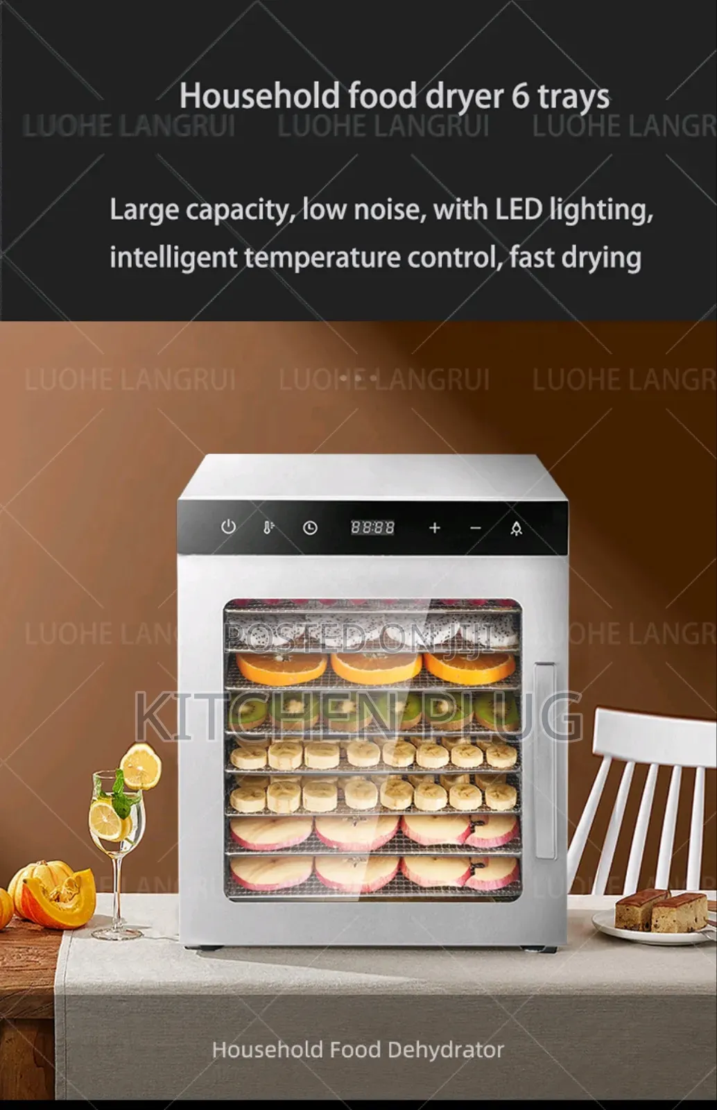 8 Trays Food Dehydrator Machine
