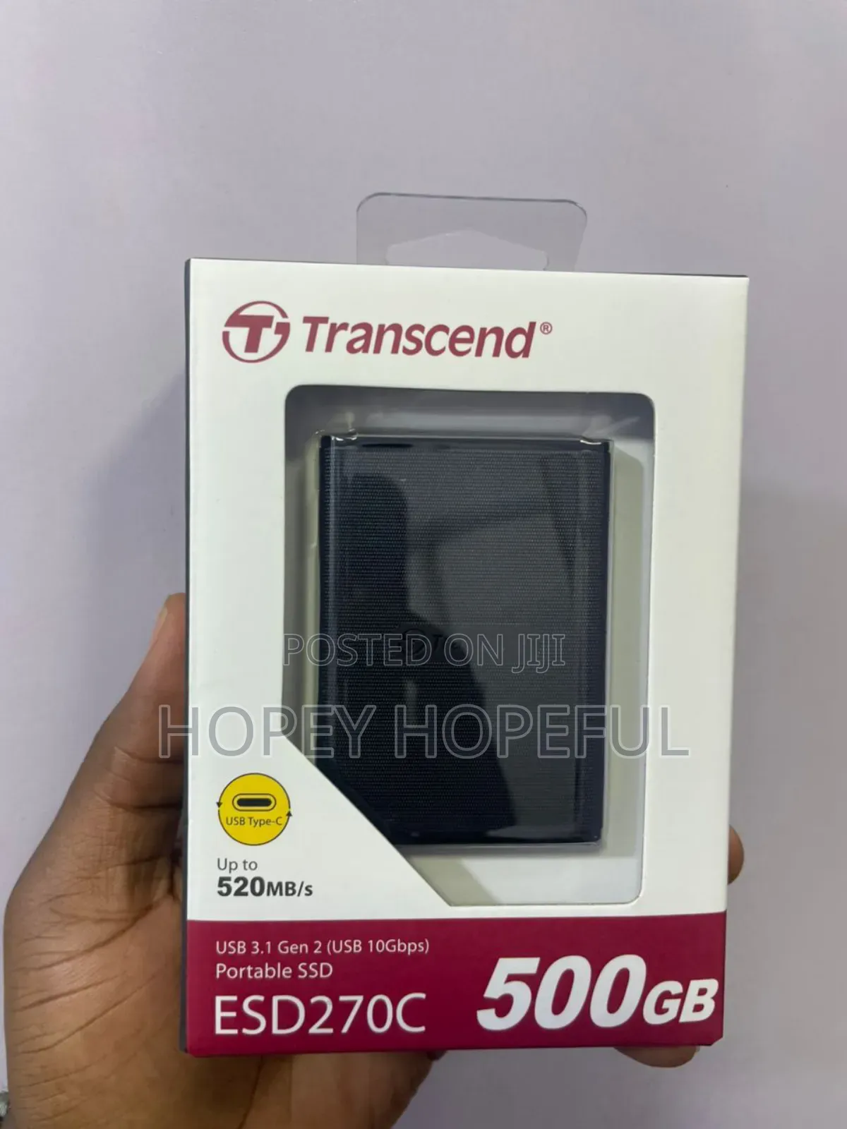External 500gb SSD Transcend