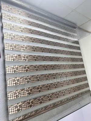 Brick-Like Beige Color Design for Day and Night Window Blind