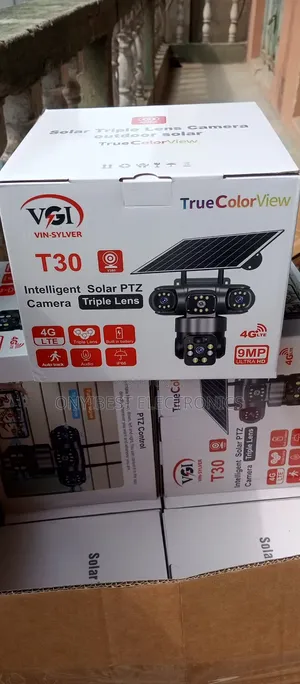 T30 Solar Camera 9mp Triple Lens