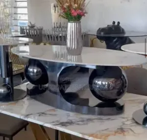 Ball Marble Top Center Table