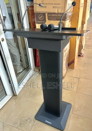 Rechargeable Electric Podium/Lectern With Microphone