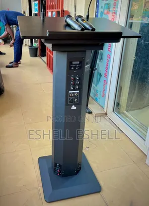 Rechargeable Electric Podium/Lectern With Microphone