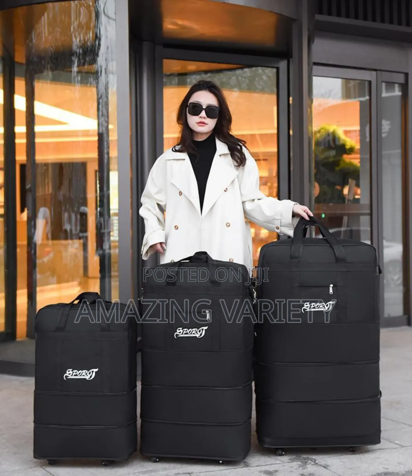 3in1 Set Cargo Quality Travelling Bag