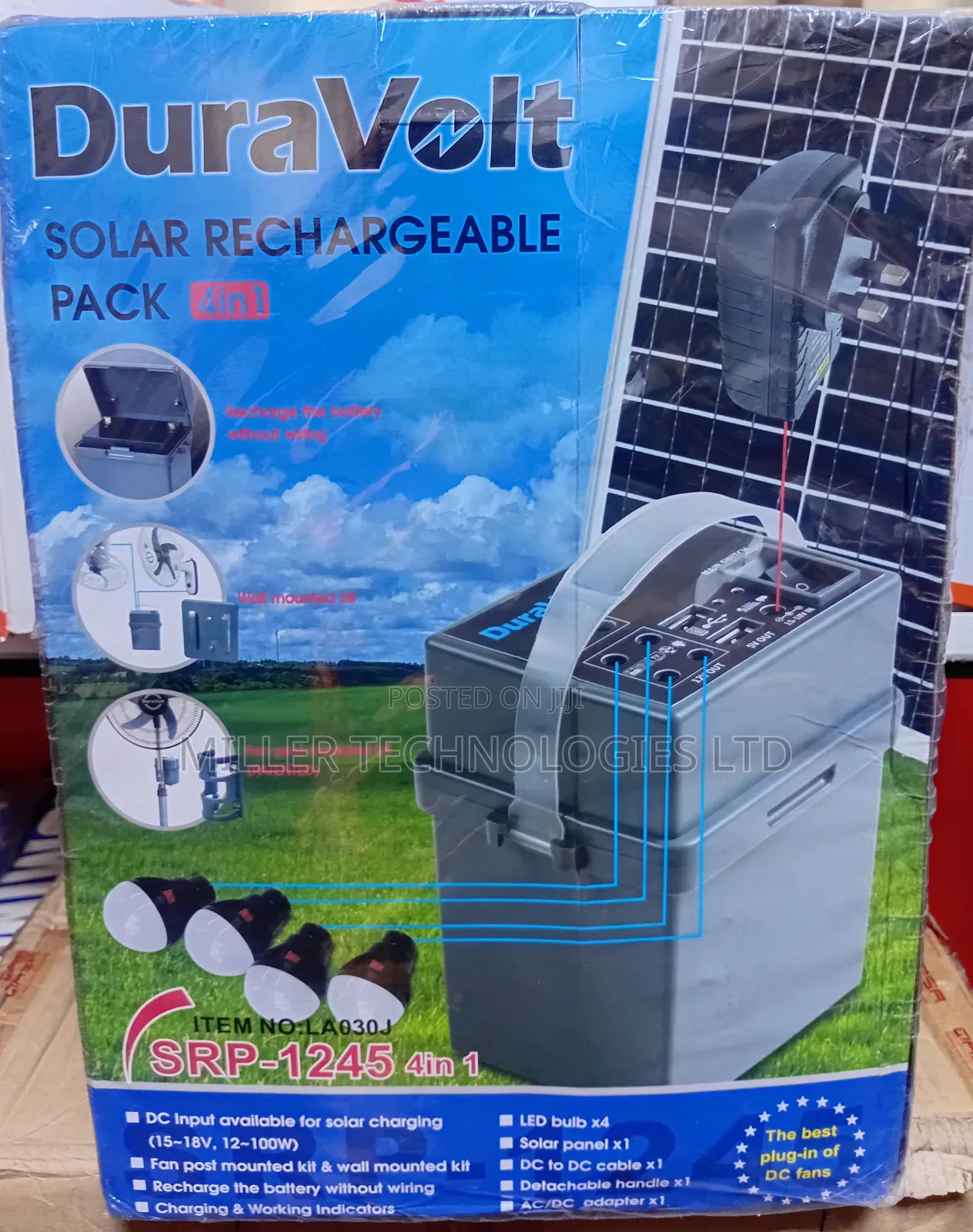 Solar Rechargeable Kit