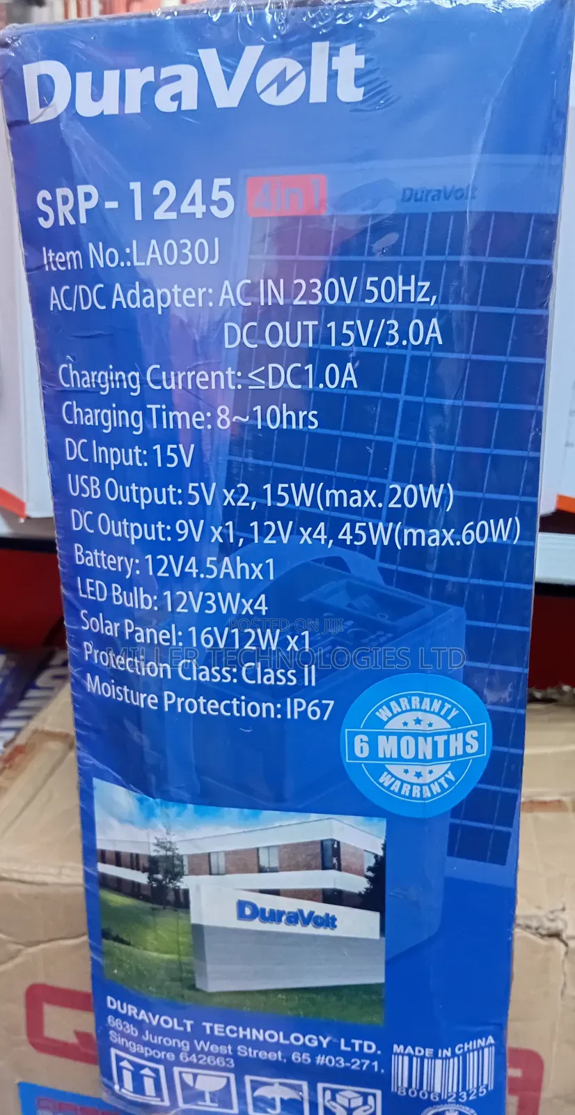 Solar Rechargeable Kit