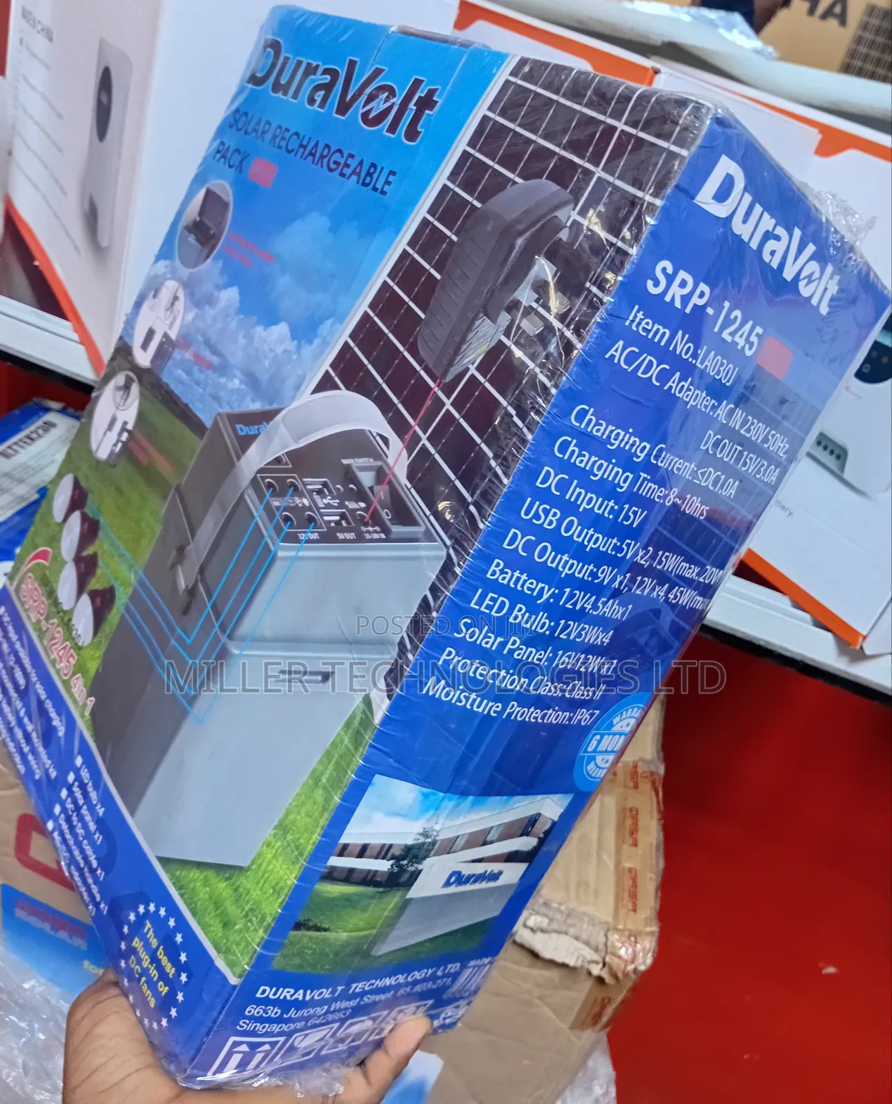 Solar Rechargeable Kit