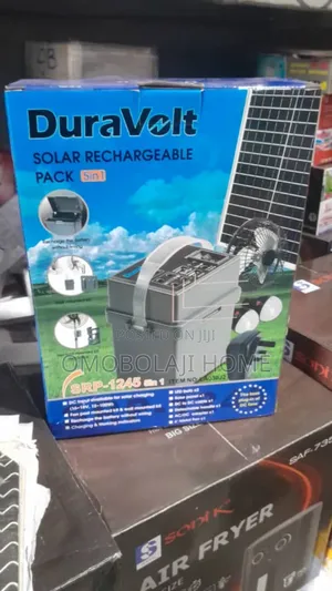 Duravolt Rechargeable Solar Generator Pack