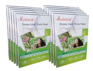 A4 Glossy Inkjet Photo Paper X 10 Packs