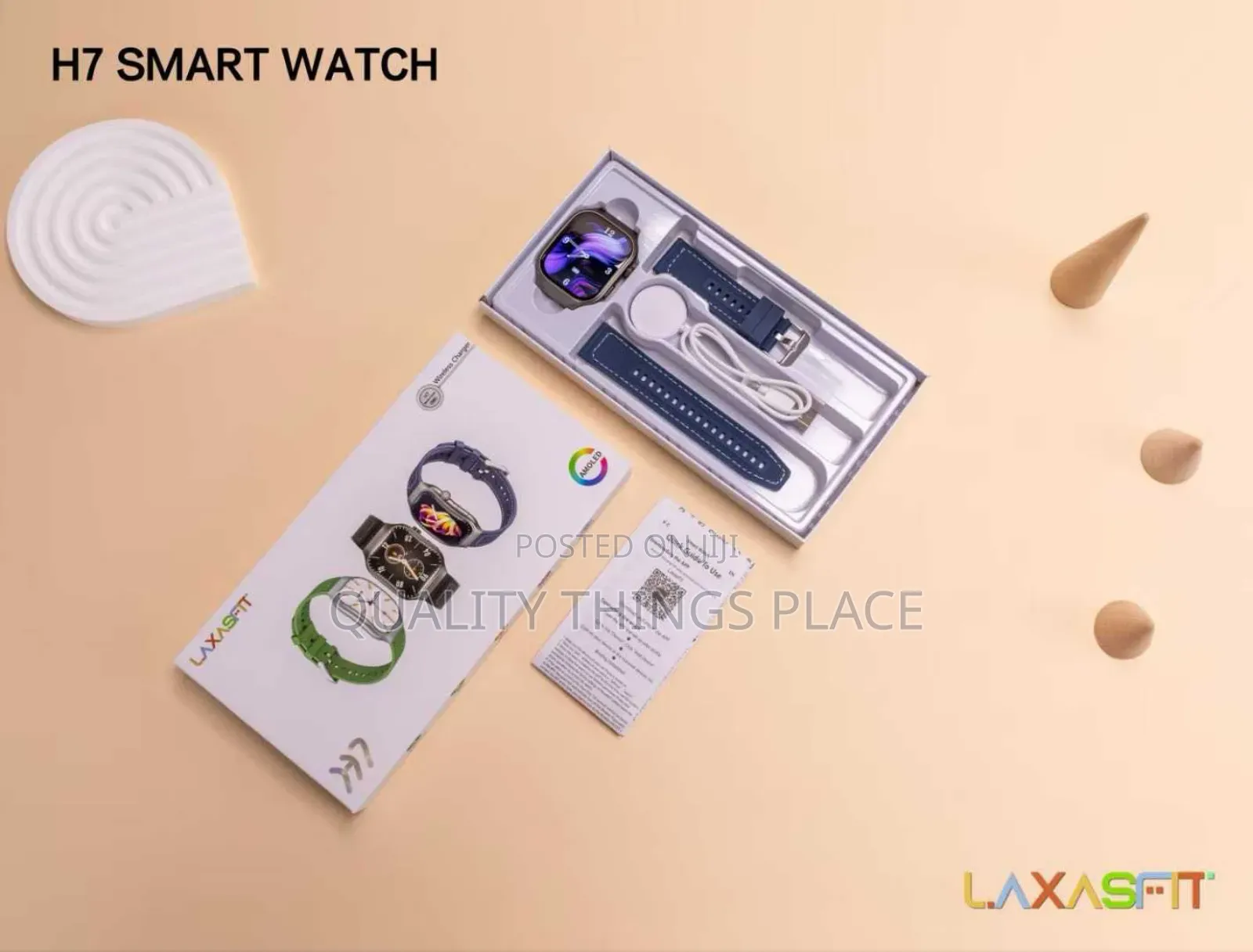 H7 Curved Screen Bluetooth Smart Watch