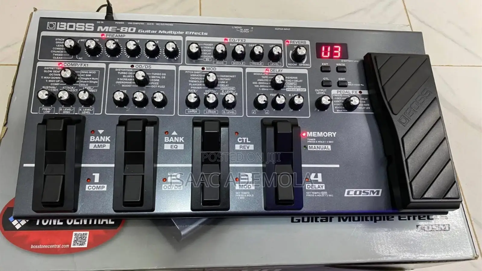 Boss Me80 Guitar Effect Processor