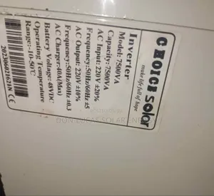 Choice Solar Inverter 7.5kva 48v