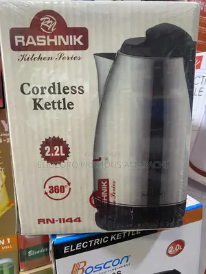 Rashnik Cordless Electric Stainless Kettle 2.2l