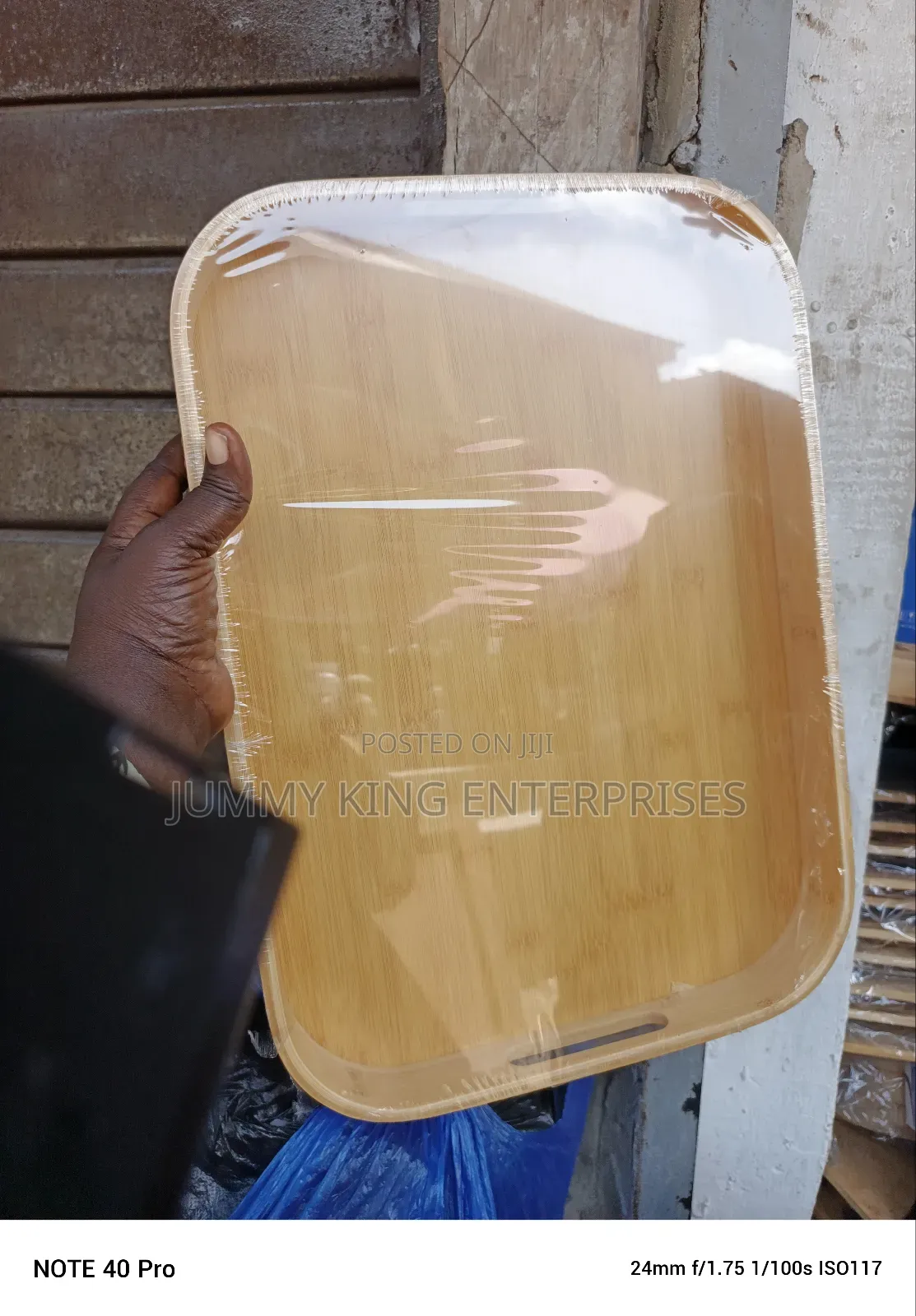 Wooden Design Serving Tray