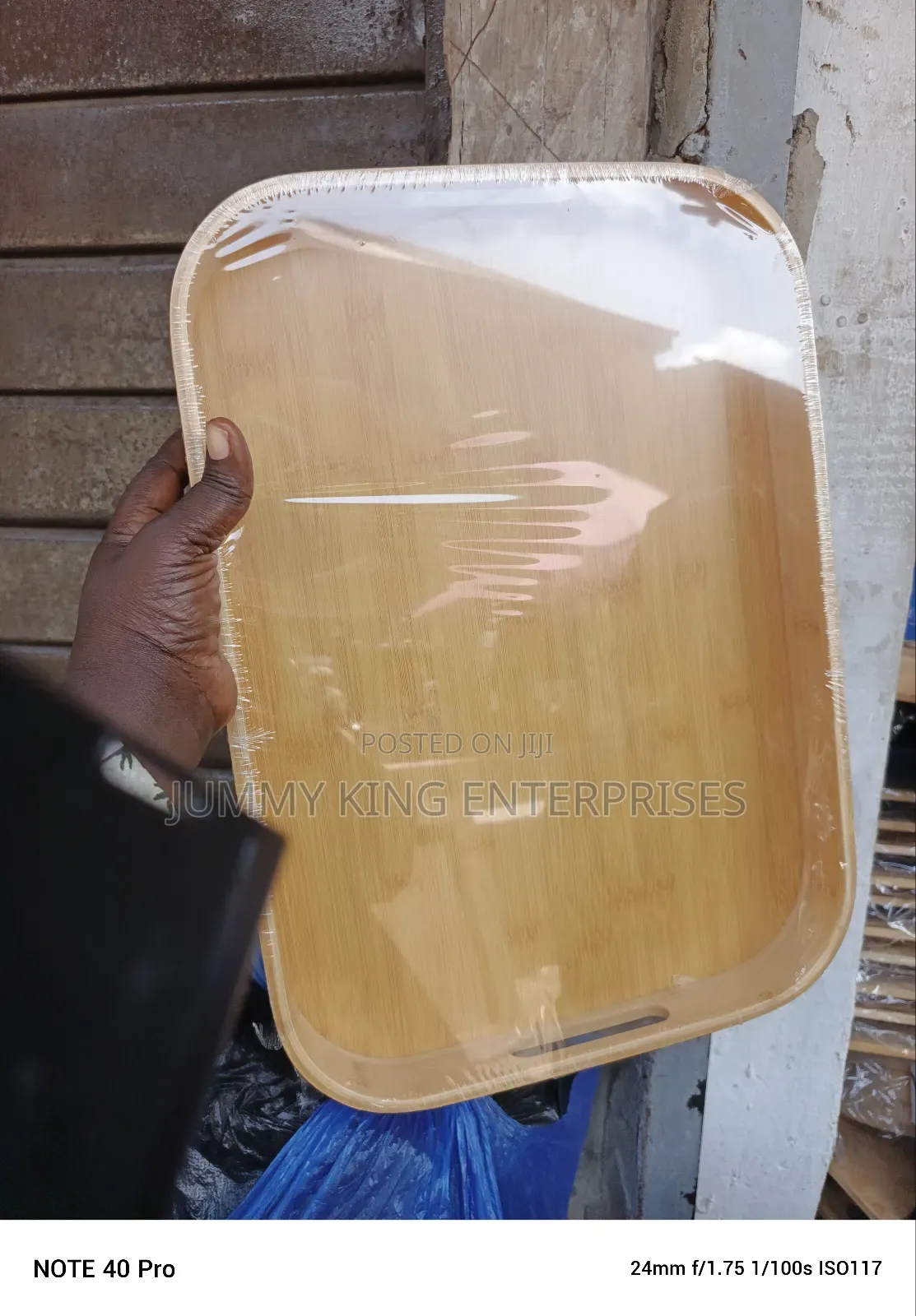 Wooden Design Serving Tray
