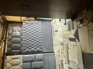 4.5by6 Padded Bedframe With Side Drawer Available