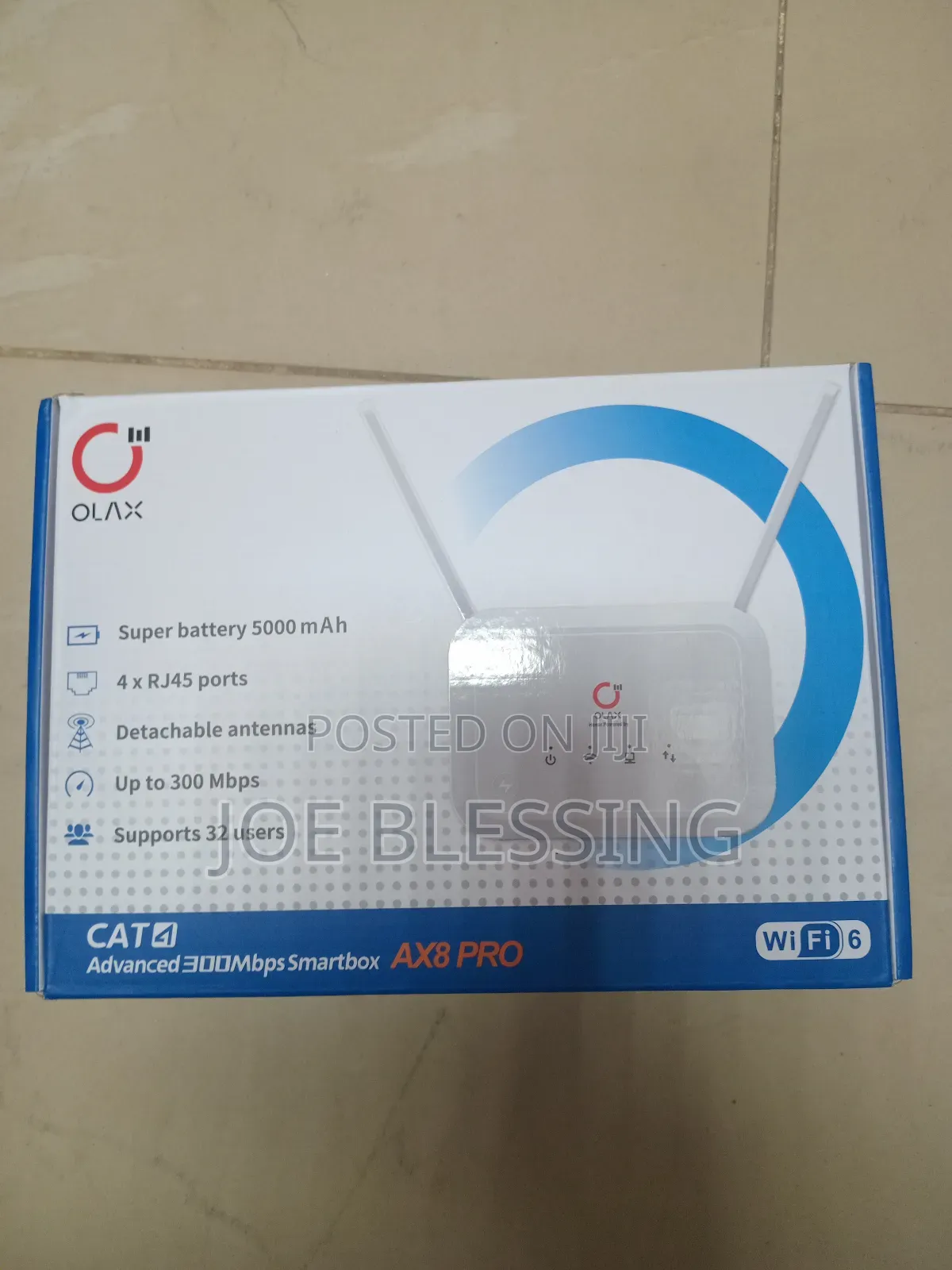Olax Cat 4 300mbps Smart Box Ax8 Pro