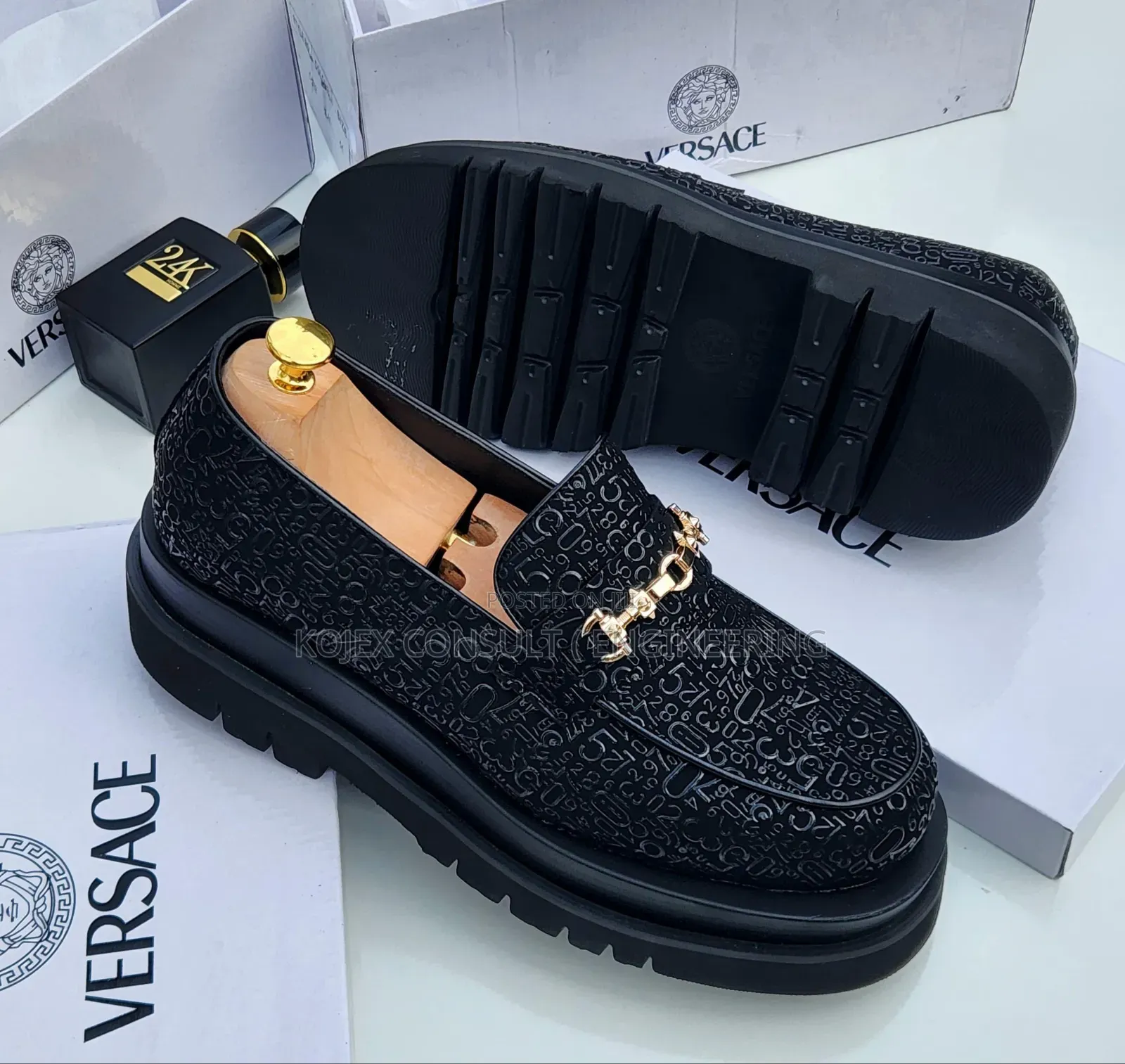 Versace Double Sole Men Shoe